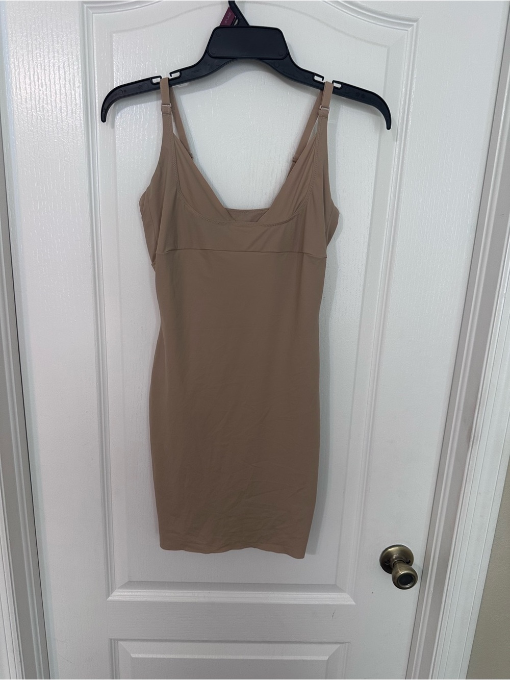 Flexees by Maidenform 83053 Shapewear Slip Dress Nude Beige Size XL